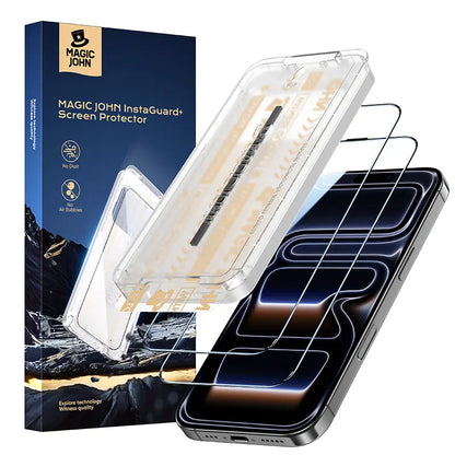 MAGIC JOHN Premium Upgraded Privacy Screen Protector - Dustproof, Bubble-Free, Ultra-Clear for iPhone & Samsung by Summerwins