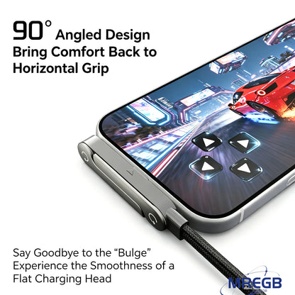 MREGB 240W Fast Charging USB-C Adapter Cable - Versatile 2-in-1 Portable Charging Solution for Mobile Devices (Gaming and Travel) - Durable Summerwins Fast Charger