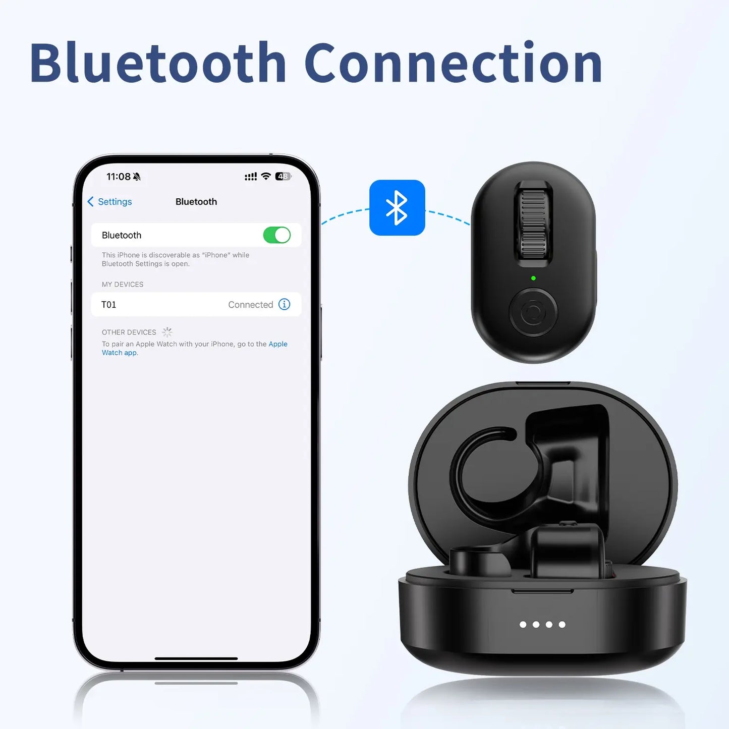 Wireless Bluetooth Scrolling Ring Remote Control for TikTok, YouTube Shorts, Instagram Reels, Rednote, Douyin, and Kindle App