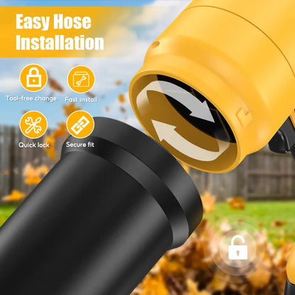 SOARFLY Turbo Jet Blower - Cordless Handheld Leaf and Snow Blower with Pure Copper Motor for Automotive Drying and Home Enhancement, High-Power Air Duster for Garden Care and Seasonal Gifting